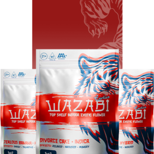 WAZABI EXOTICS 1G FLOWER BAG 7/PK